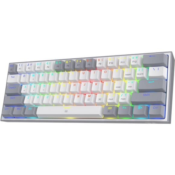 K617 Fizz 60% Wired RGB Gaming Keyboard, 61 Keys Compact Mechanical Keyboard - Picture 1 of 6